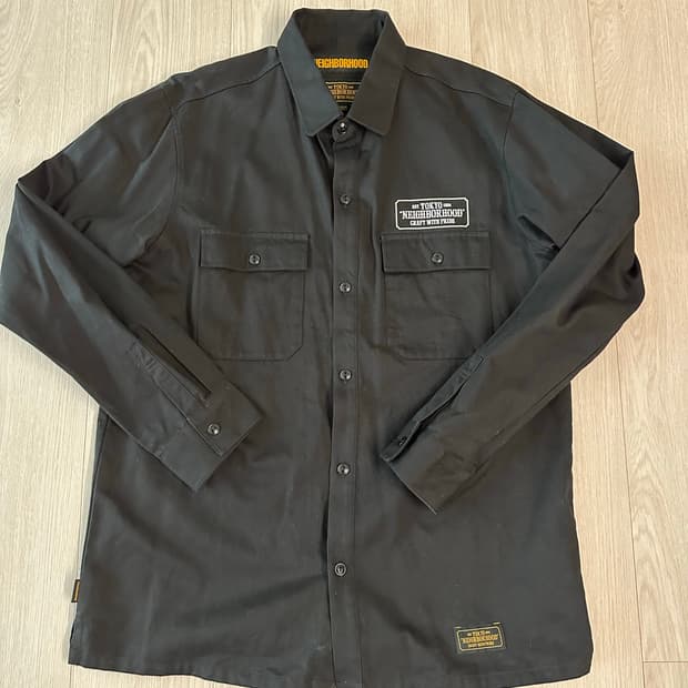 18 네이버후드 워크 셔츠 xl