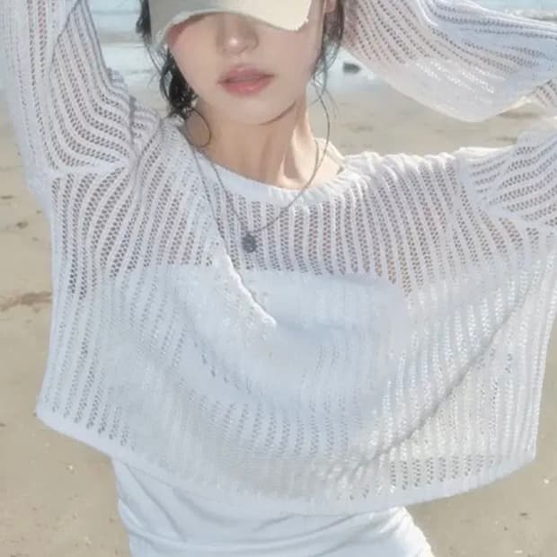 애즈온 네팅 니트