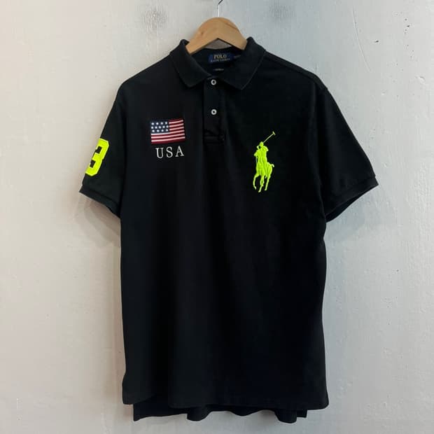 폴로랄프로렌 빅포니 USA 반팔 카라티 L