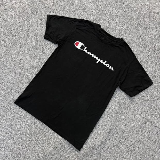 S 챔피온 남성 빅로고 라운드 반팔티 0323J