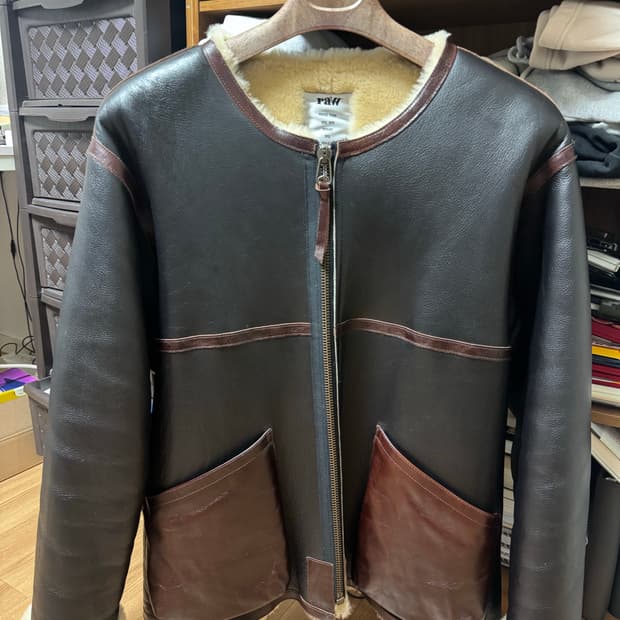 블라인드파일즈 양털 무톤 자켓 무스탕 [2]