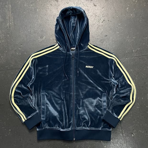 95-100 널디 벨벳 후드집업 