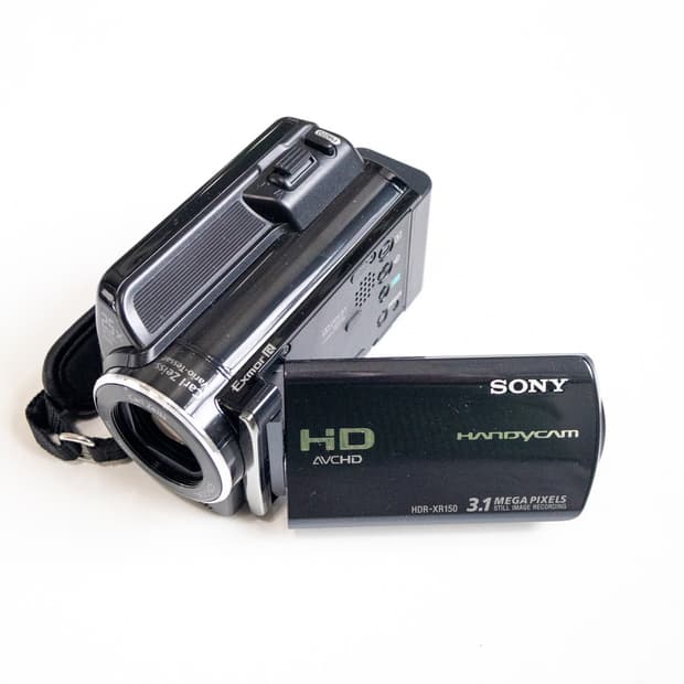 Sony HDR XR150 / 빈티지 디지털 캠코더
