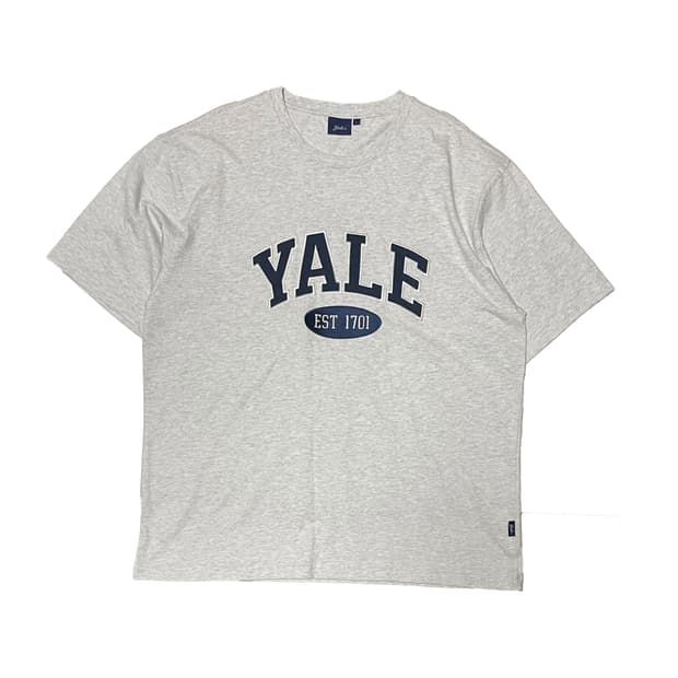 YALE 예일 아치로고 반팔 티셔츠