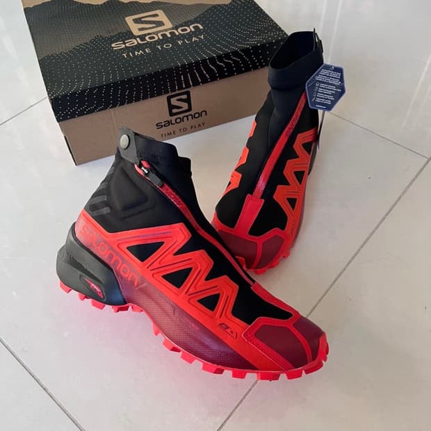 살로몬 스노우스파이크 SALOMON SNOWSPIKE 레드 300 사이즈