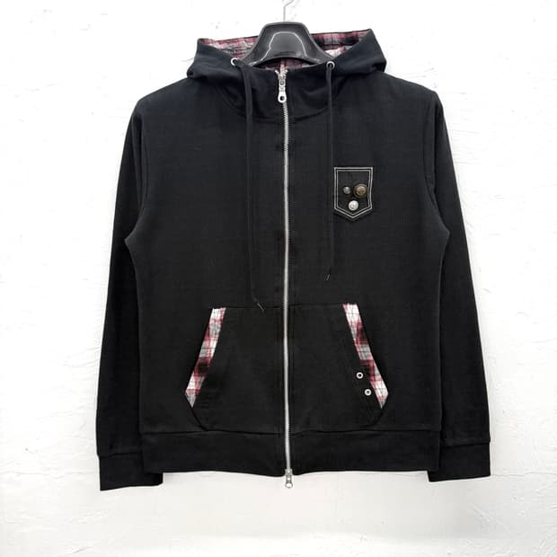 nota bene 버튼 투웨이 후드집업