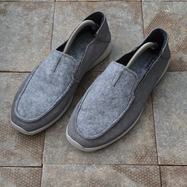 (250)클락스 고윈 스텝 울 슬립온 로퍼