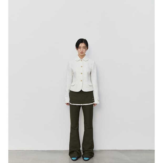 버뮬라 스커트 부츠컷 팬츠