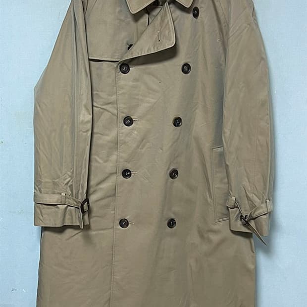 DAKS 닥스 남자 트렌치코트 더블 롱자켓 춘추 캐주얼 외출룩 M 95