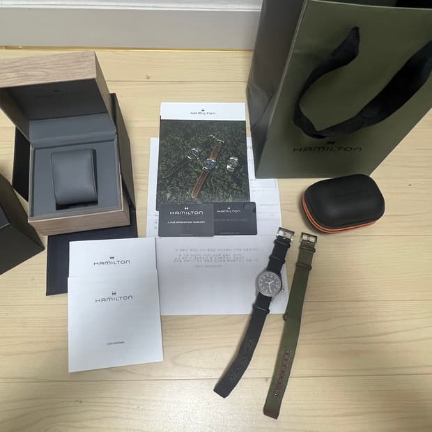 해밀턴 카키필드 38mm 쿼츠