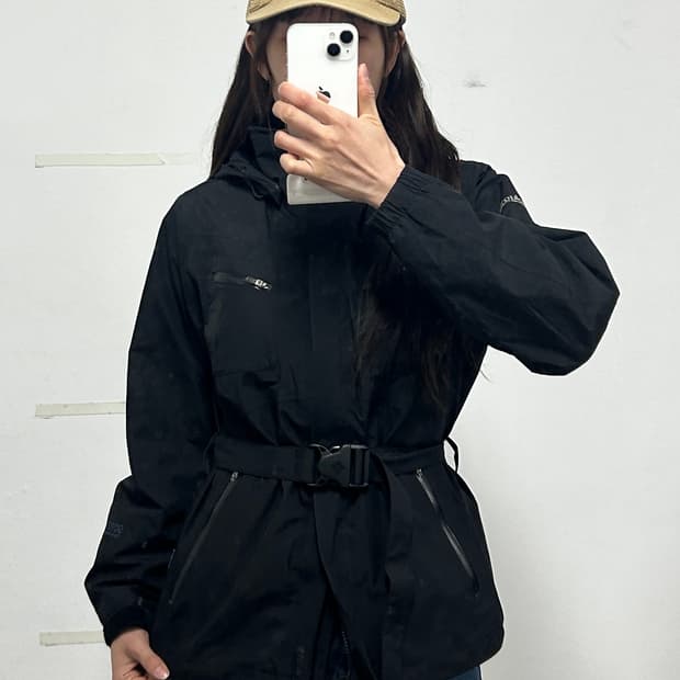 컬럼비아 고어텍스 벨티드 바람막이 자켓