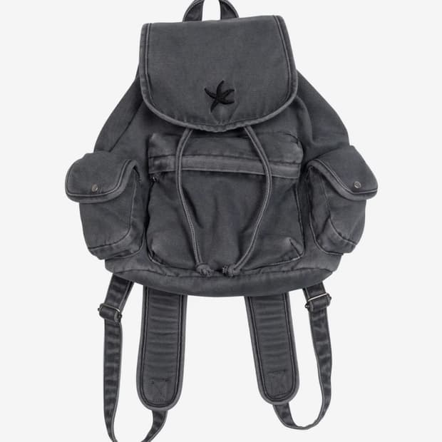 더콜디스트모먼트 백팩 starfish denim backpack