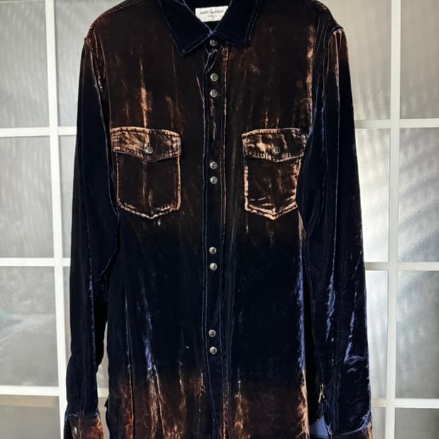 2019 생로랑 블리치드 벨벳 쳐츠 L