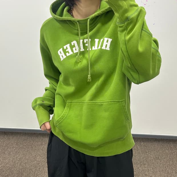 Tommy hilfiger 타미힐피거 올리브그린 후드티 