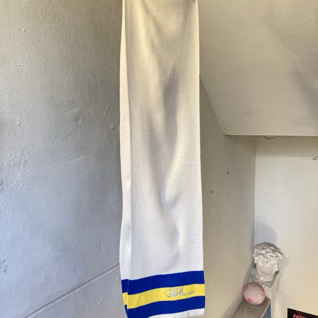 블루 스트라이프 girl 머플러