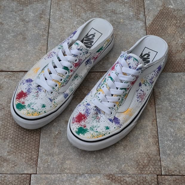 (245)반스 스타일 36 뮬 오버 스프레이