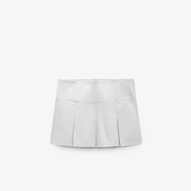 자라 플리츠 스커트 팬츠