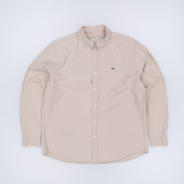 [US L] 라코스테 가먼트다이 옥스포드 셔츠 남방 3784