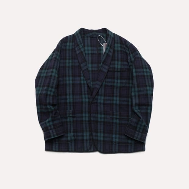 1b flannel check jacket