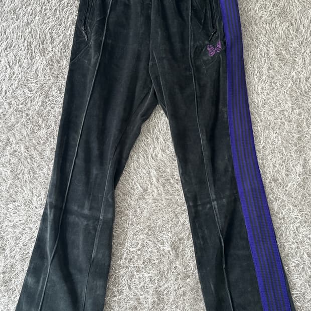 Needles 벨벳트랙팬츠