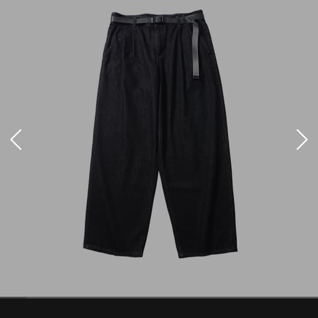 SS23 모이프 벨티드 데님 팬츠 1사이즈
