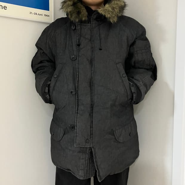 폴로진스 N-3B 덕다운 파카 봄버