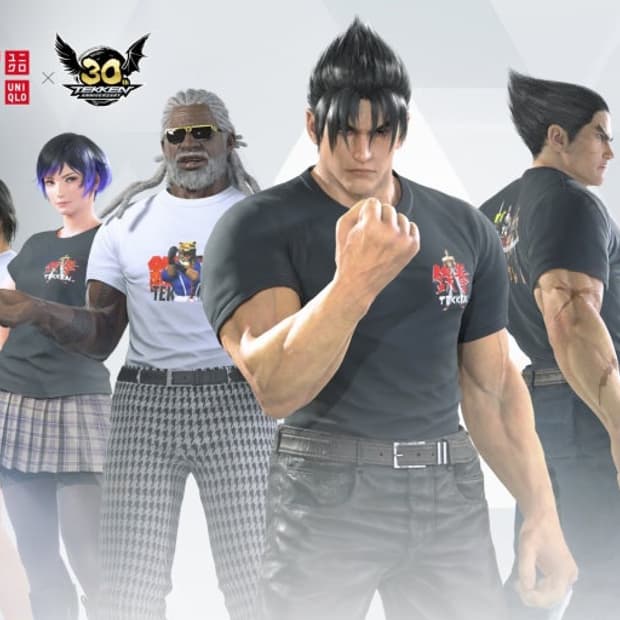 유니클로 철권 콜라보 반팔 티셔츠 XL 게임 애니 빈티지