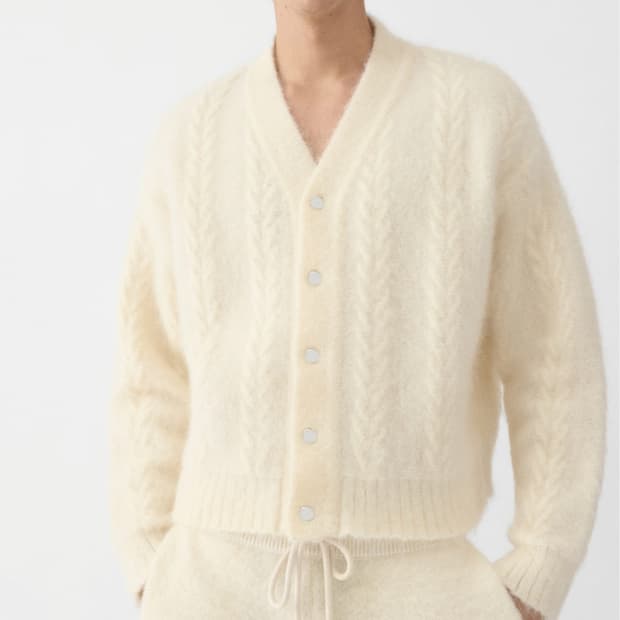 자크뮈스 르 가디건 누볼라 오프화이트 L