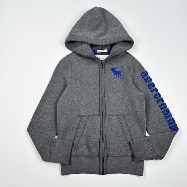 아베크롬비 걸즈 y2k 후드집업 그레이 실측 여성XS