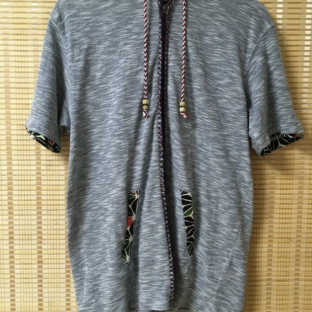 일본 빈티지 자수 후드집업