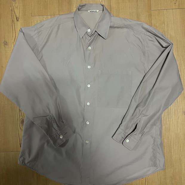 오라리 코튼 셔츠 4사이즈 판매