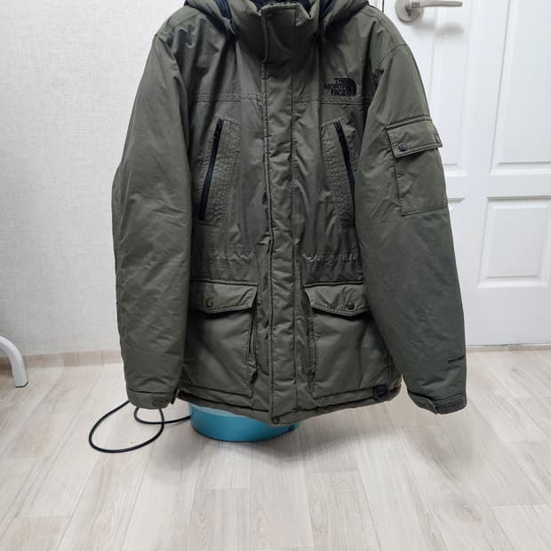 (105)XL☆우주매물☆ 노스페이스 화이트라벨 킨로스 [카키] 덕다운패딩