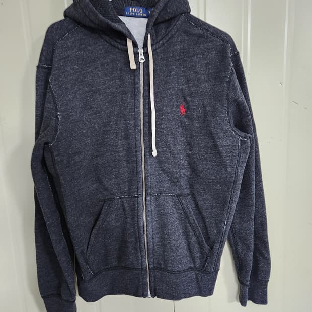 폴로 랄프로렌 후드집업 90 그레이