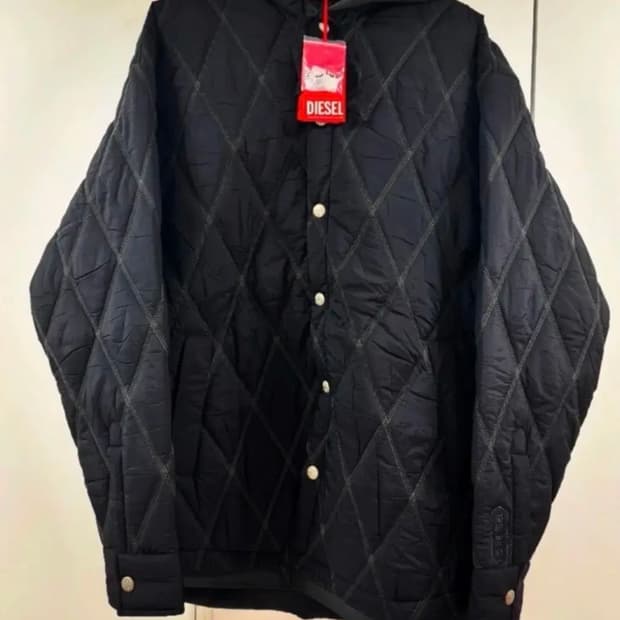 디젤 퀼팅 후드자켓 (48사이즈/미착용 새제품)