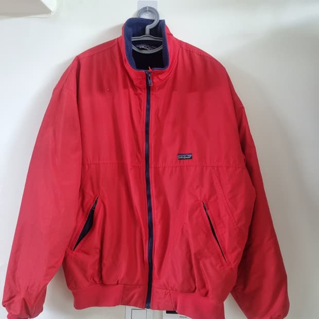 파타고니아 쉘드파카 xl 레드