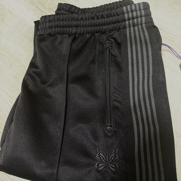 새상품) 니들스 트랙팬츠 폴리 스무스 블랙 m사이즈