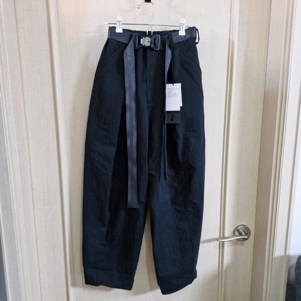 나이키 랩 ISPA 이스파 더블 버클 팬츠 블랙 M