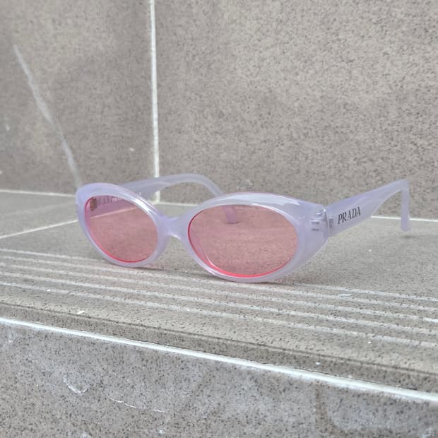PRADA pink sunglasses ( Made in ITALY )