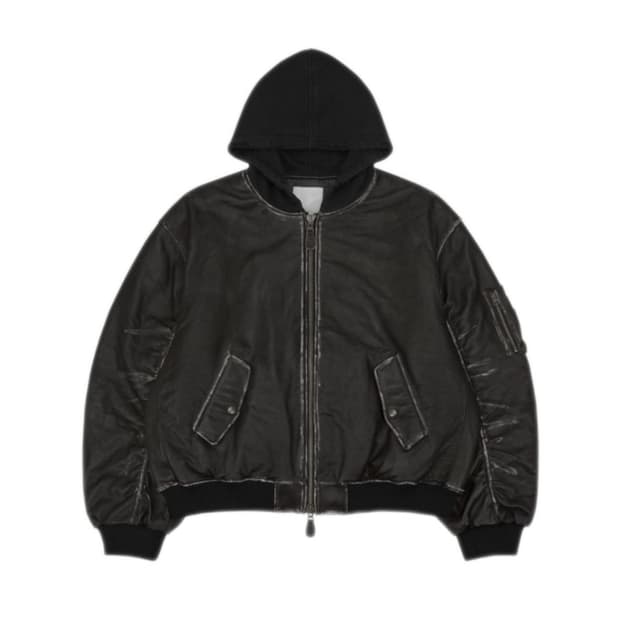 [1] 언더마이카 부록 빈티지 카우하이드 봄버