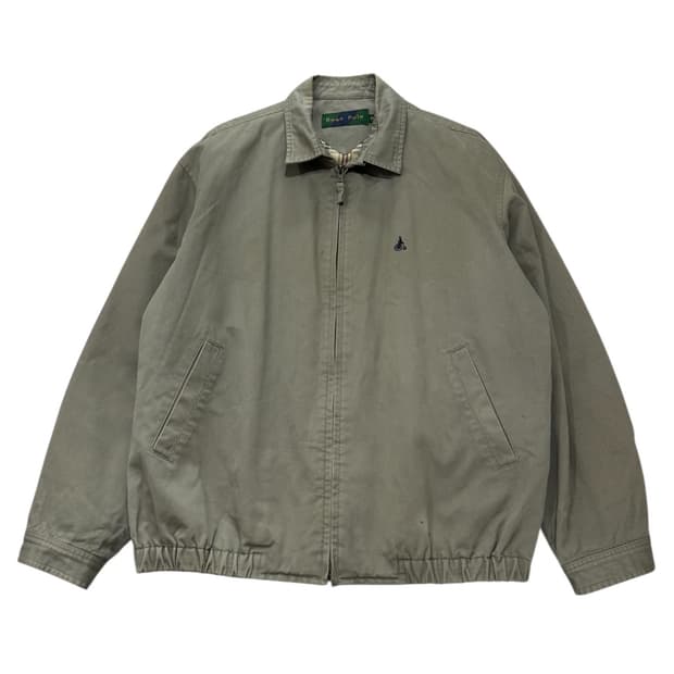 90s 빈폴 로고 스윙톱 면자켓