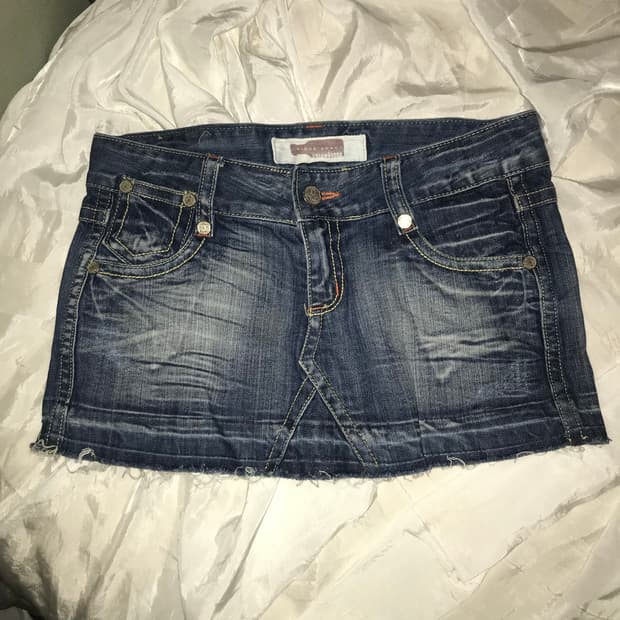 Vintage 빈티지 워싱 데님 스커트