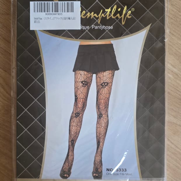 해골스타킹 망사스타킹 고스펑크 고스로리 고딕 지뢰계 그물스타킹 거미줄