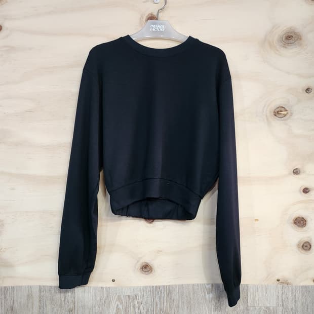 687) liveary 크롭 밴딩 티셔츠