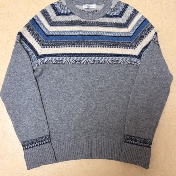 제일모직 빈폴 Beanpole 패턴 니트 스웨터