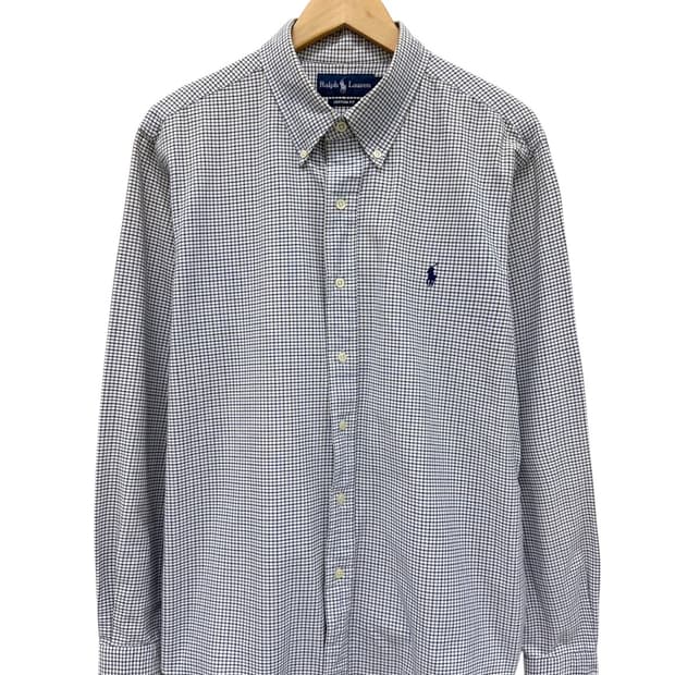 00s 폴로 체크 셔츠 (XL) 