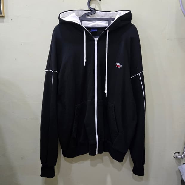 무아무아 블랙 후드 집업 F