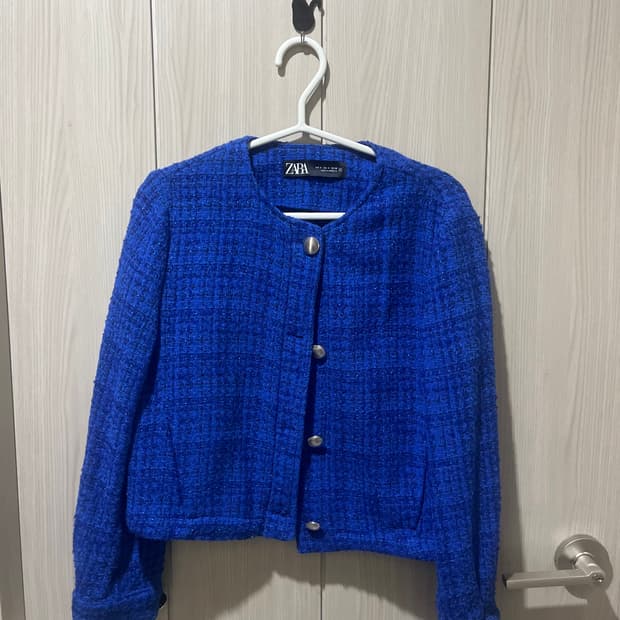 자라 트위드 자켓