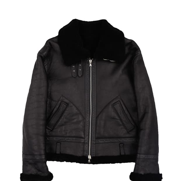 앤더슨벨 카잔 시어링 에비에이터 양가죽 자켓 L사이즈