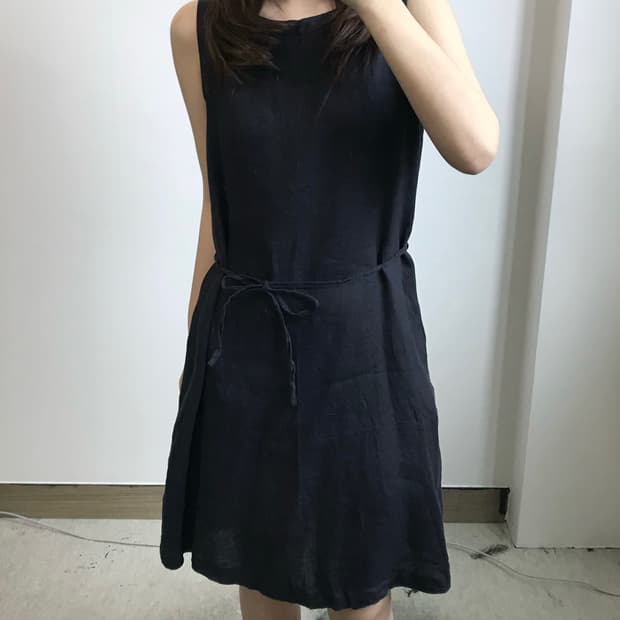 빈티지 린넨 원피스