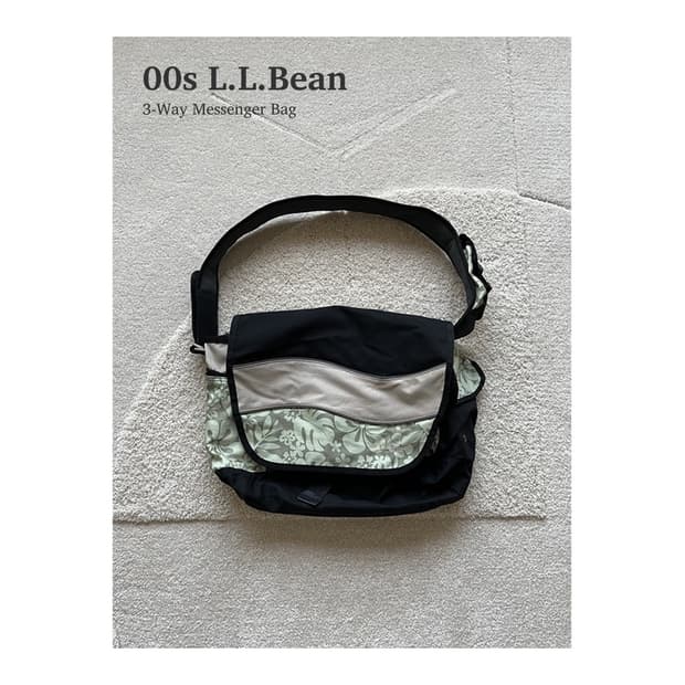 엘엘빈 3-way 메신저백 